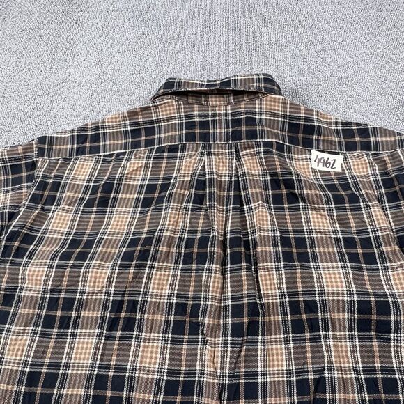 Ralph Lauren Polo Shirt Adult Medium Plaid Button Up Flannel Whitfield Men's - Picture 13 of 13